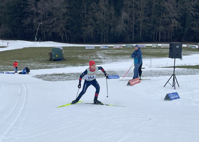 Silvan Hiemer am steilsten Anstieg im Rennen! (3. Platz - U12, m)